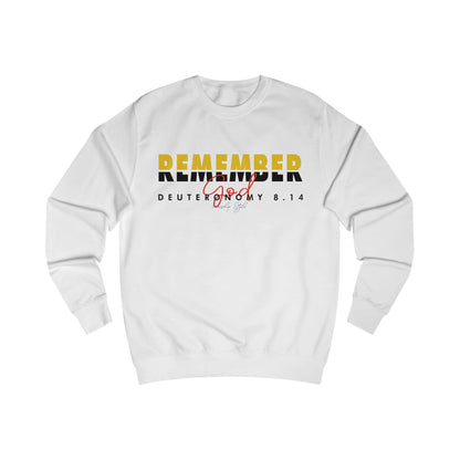 "Remember God" Cozy Faith Apparel - Inspirational Unisex Sweatshirt