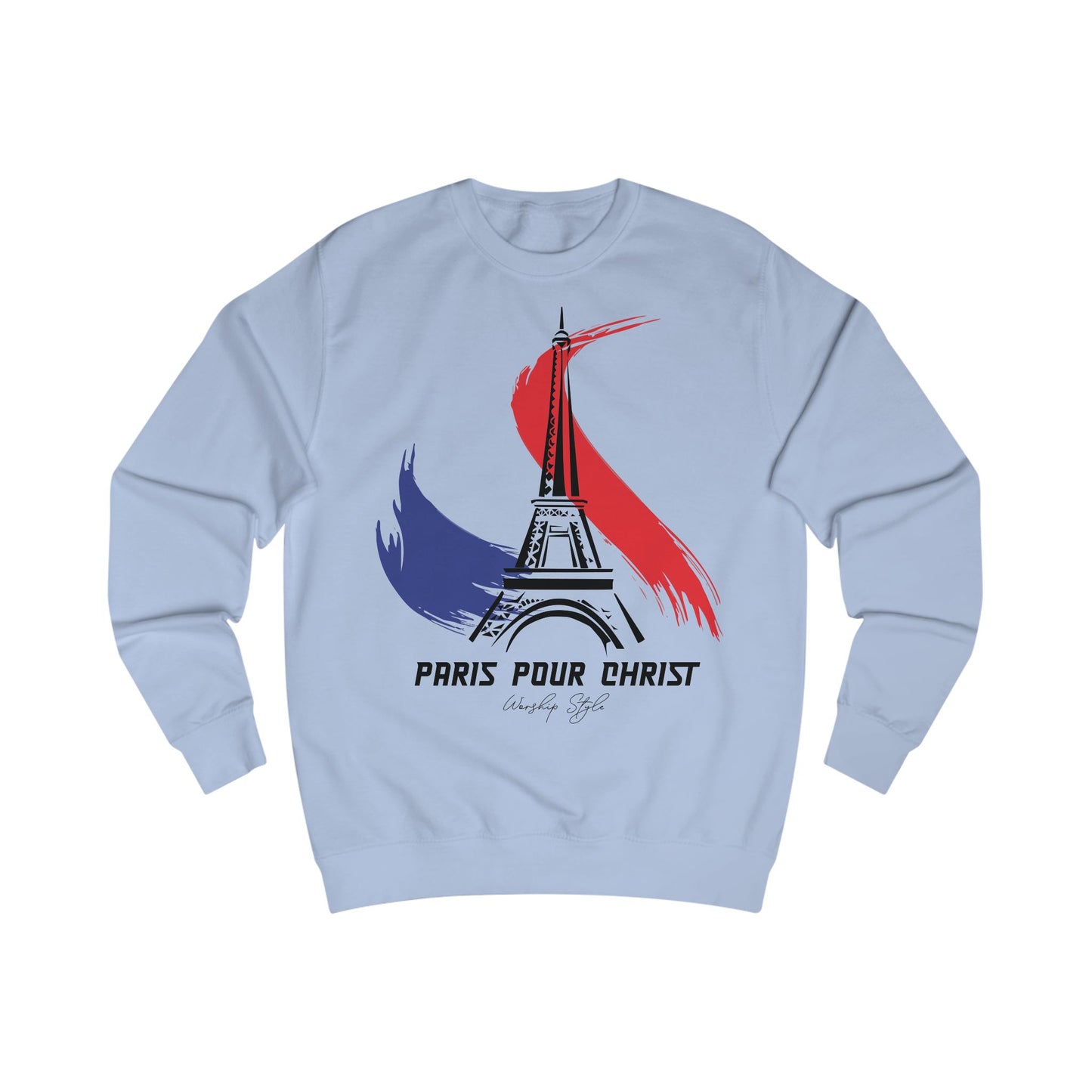 Paris Pour Christ Unisex Sweatshirt - Stylish French Design for Faith & Travel Lovers