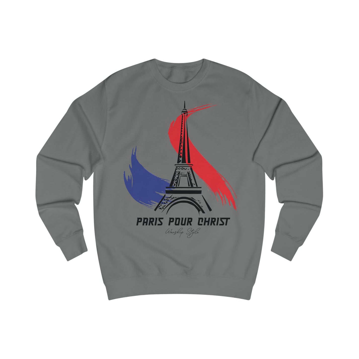 Paris Pour Christ Unisex Sweatshirt - Stylish French Design for Faith & Travel Lovers