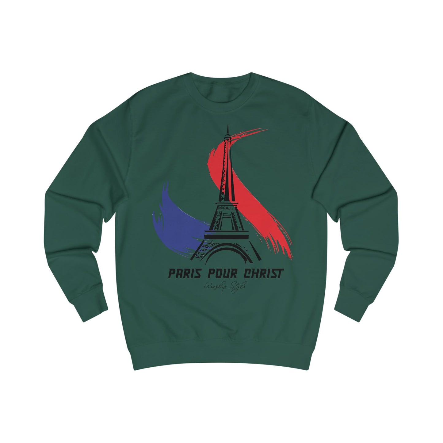 Paris Pour Christ Unisex Sweatshirt - Stylish French Design for Faith & Travel Lovers