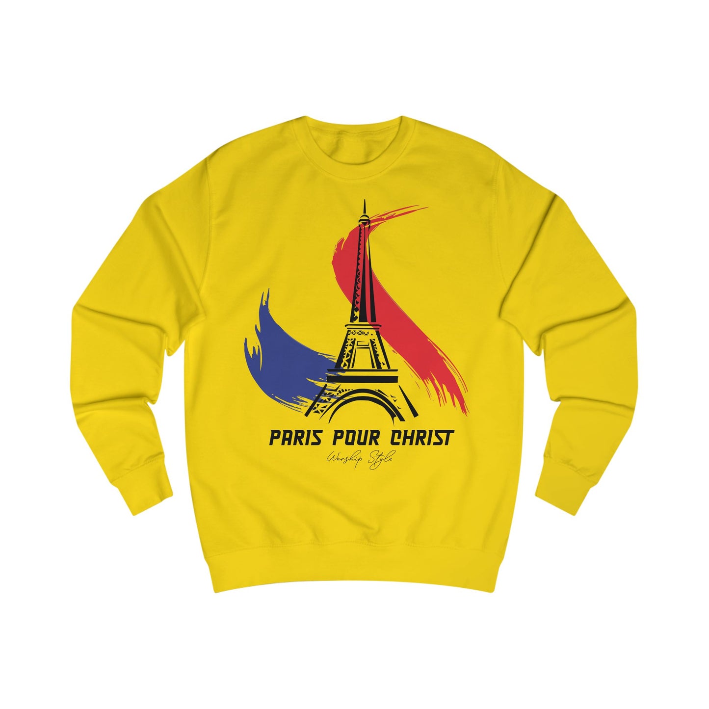 Paris Pour Christ Unisex Sweatshirt - Stylish French Design for Faith & Travel Lovers