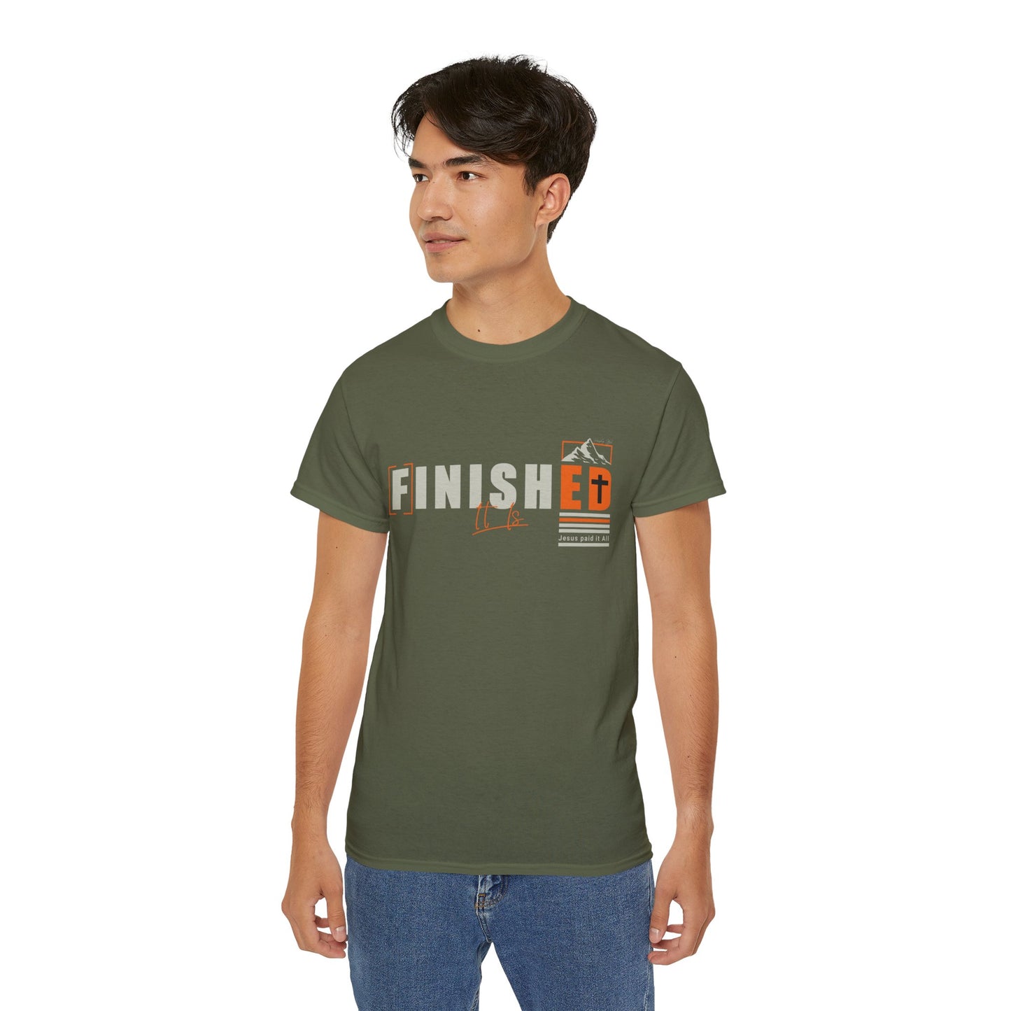 Unisex Ultra Cotton Tee - 'I is FINISHED' Graphic Shirt for Motivational Style