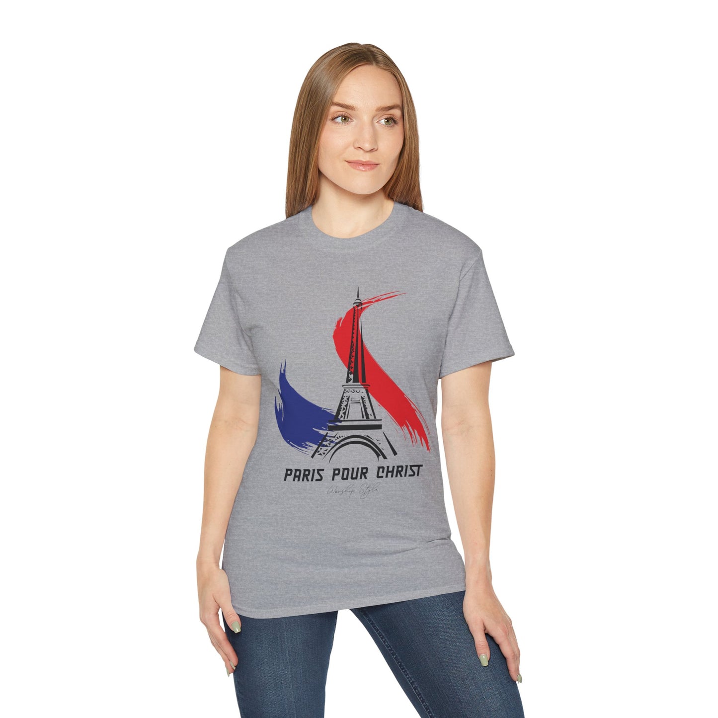 Paris Pour Christ Unisex Ultra Cotton Tee - Stylish Christian Apparel
