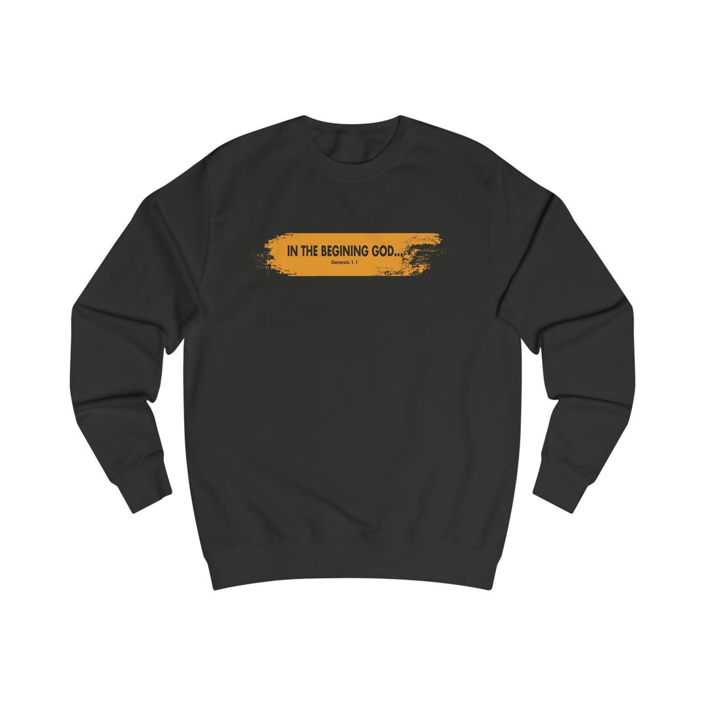Faith-Inspired Unisex Sweatshirt - "In the Beginning God"