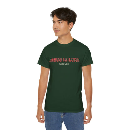 Faith-Inspired Unisex Ultra Cotton Tee - 'Jesus is Lord' Design
