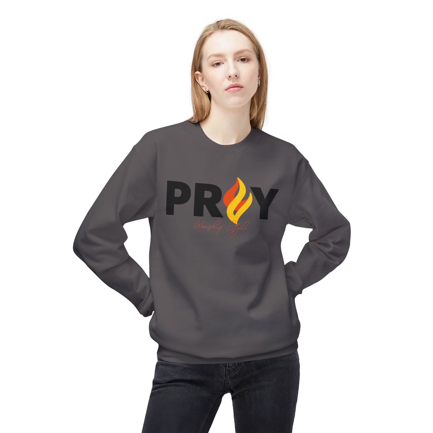 PRAY - Unisex Softstyle Fleece Sweatshirt