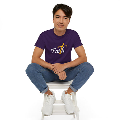 Faith Unisex Ultra Cotton Tee - Inspirational Black T-Shirt for Everyday Wear