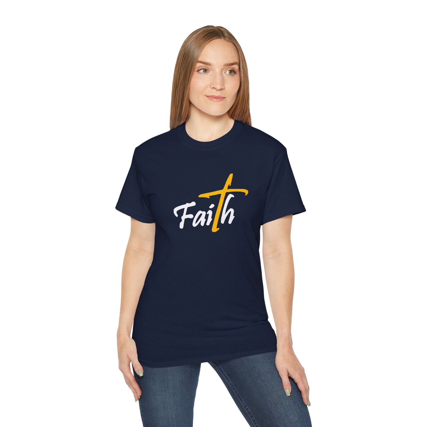 Faith Unisex Ultra Cotton Tee - Inspirational Black T-Shirt for Everyday Wear