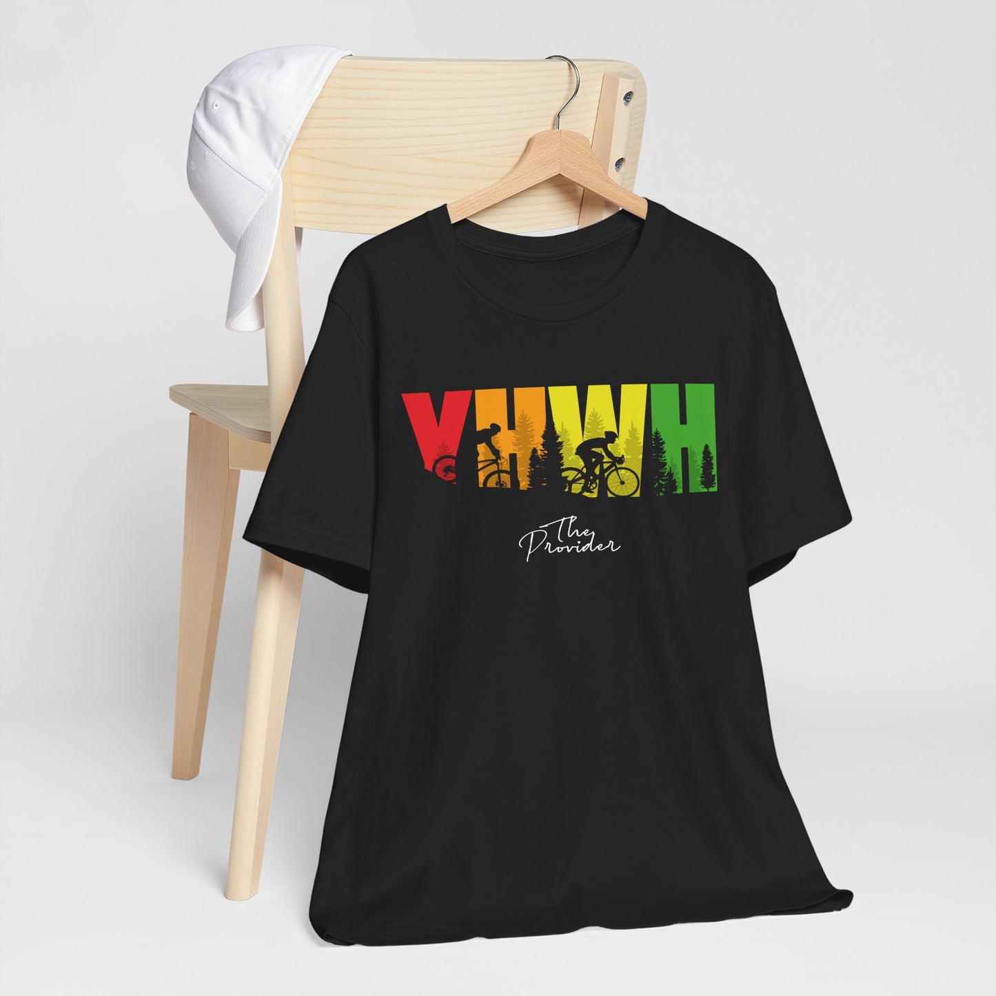 YHWH Provides - Adventure Awaits Unisex Jersey Tee