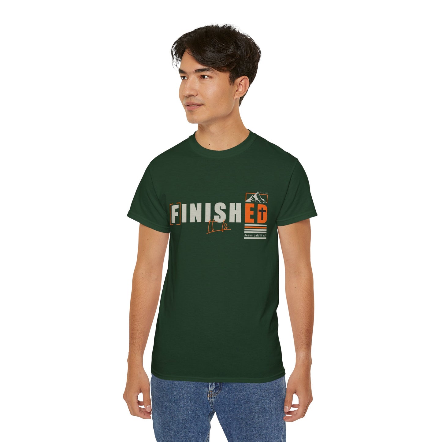 Unisex Ultra Cotton Tee - 'I is FINISHED' Graphic Shirt for Motivational Style