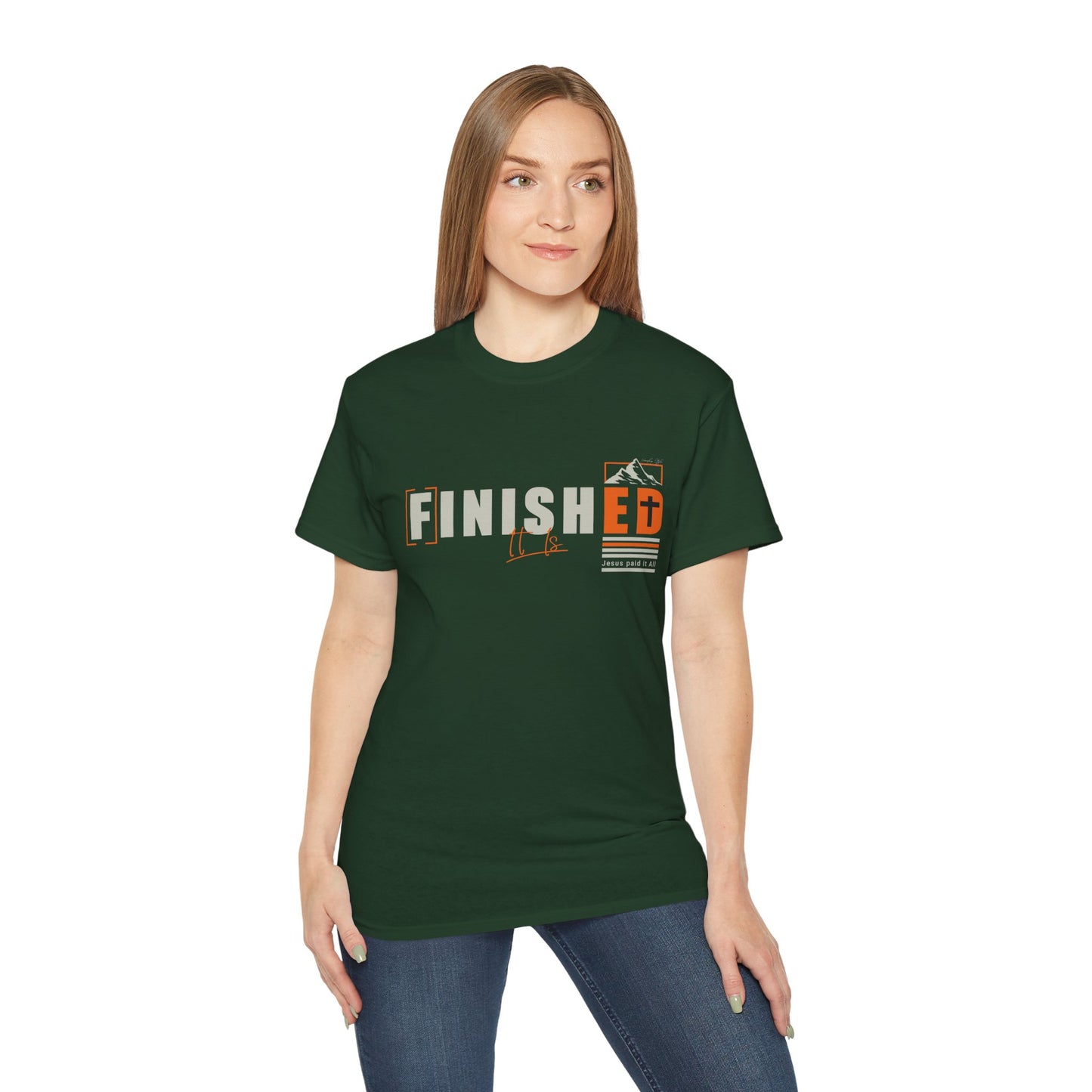 Unisex Ultra Cotton Tee - 'I is FINISHED' Graphic Shirt for Motivational Style