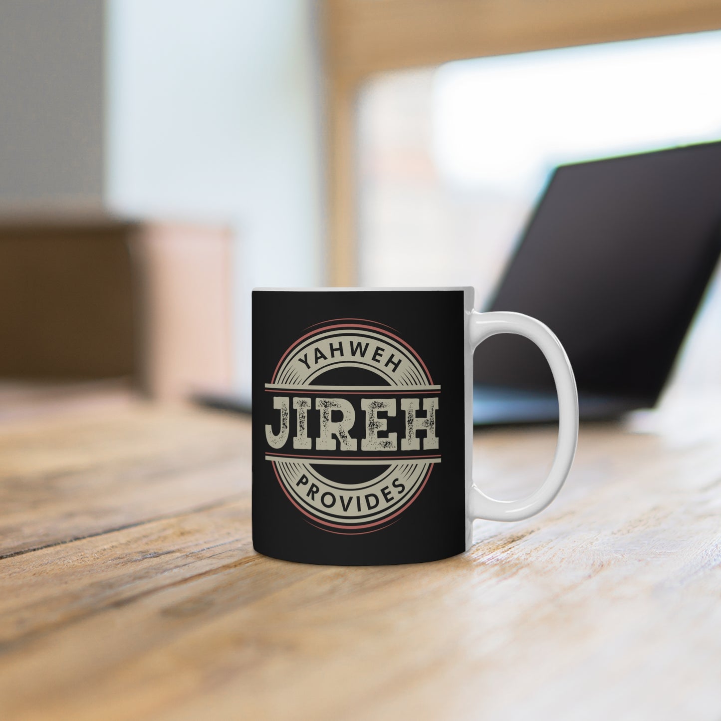 Yahweh Provides Ceramic Mug - Inspirational Gift for all occasions