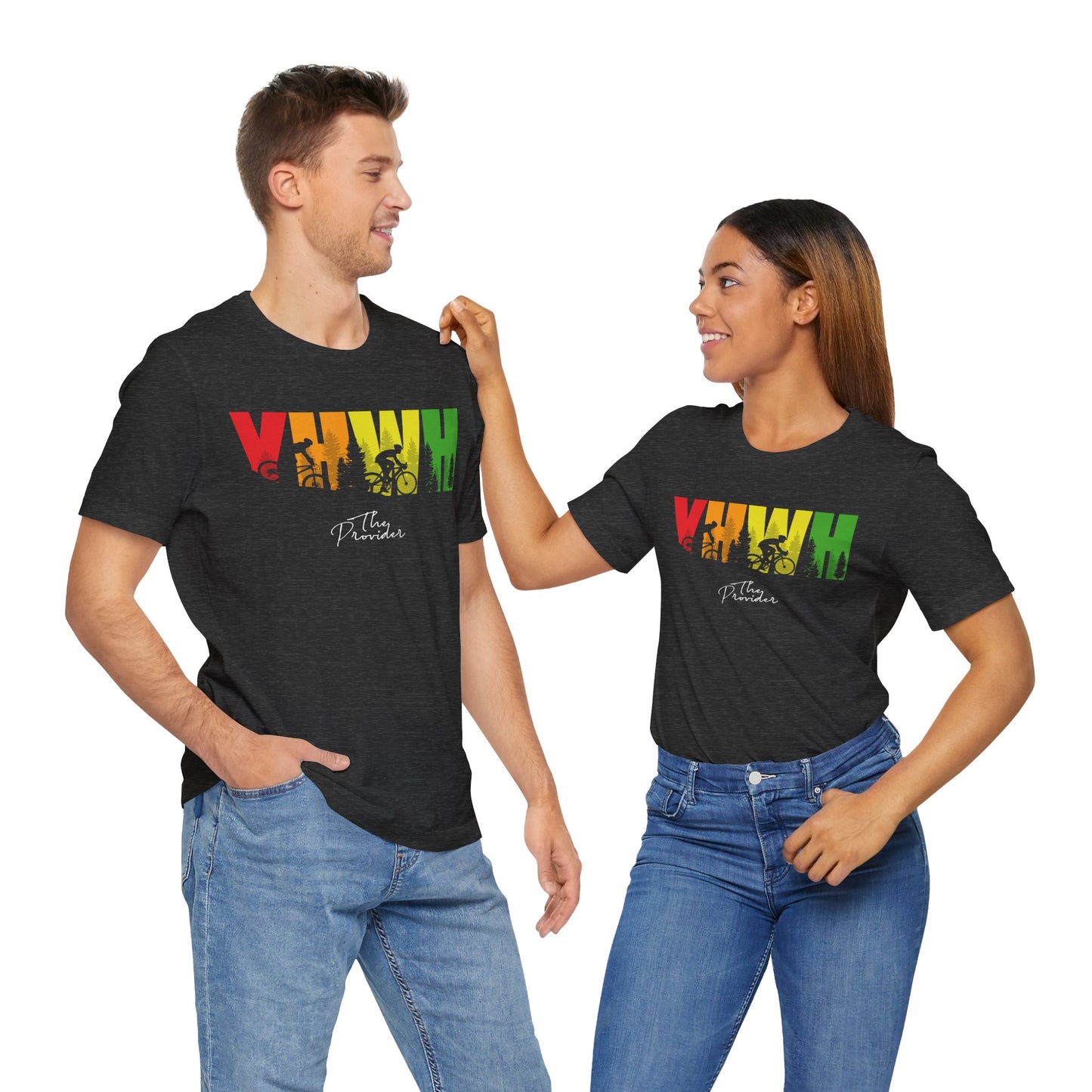 YHWH Provides - Adventure Awaits Unisex Jersey Tee