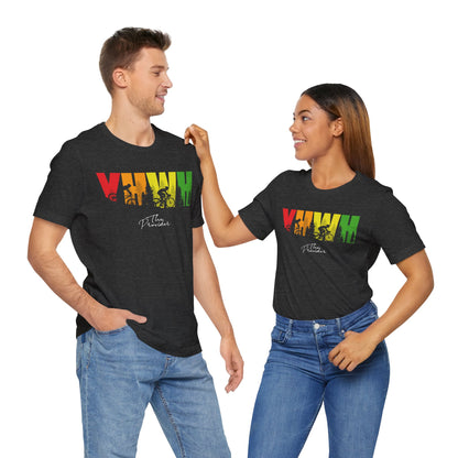 YHWH Provides - Adventure Awaits Unisex Jersey Tee