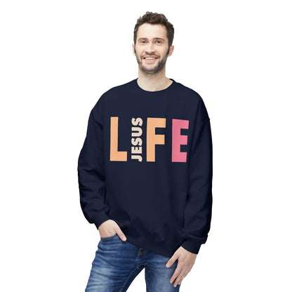 Jesus is Life - Unisex Softstyle Fleece Sweatshirt