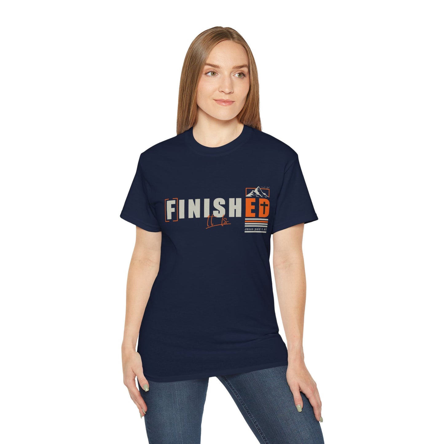 Unisex Ultra Cotton Tee - 'I is FINISHED' Graphic Shirt for Motivational Style