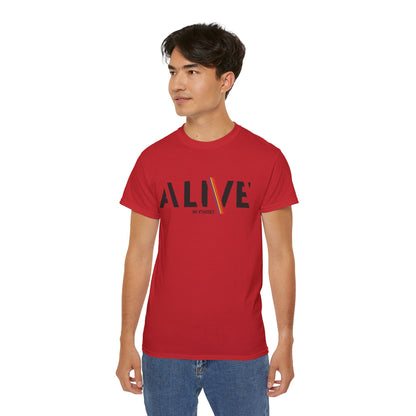 Alive in Christ Inspirational Unisex Ultra Cotton Tee