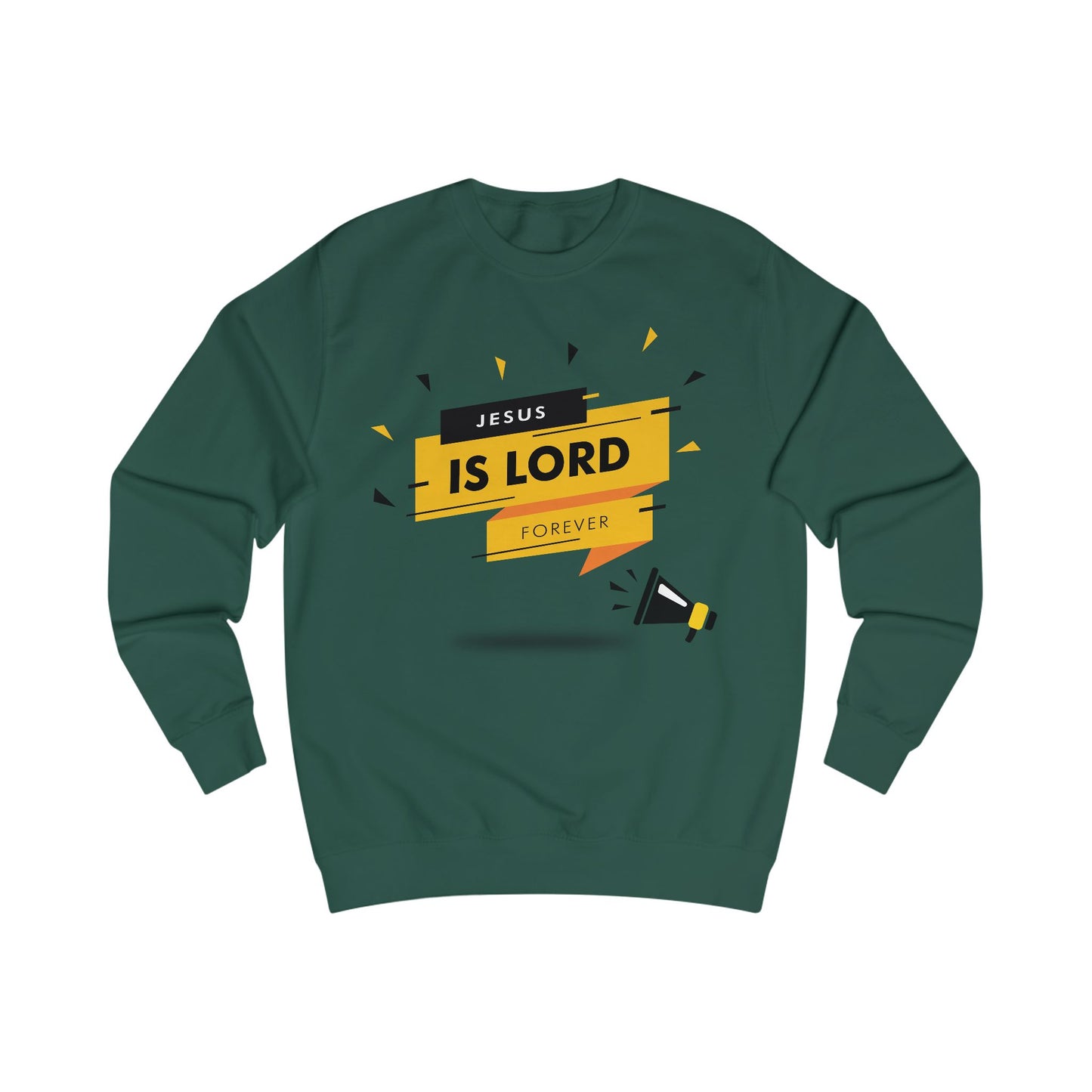 Unisex Sweatshirt - 'Jesus is Lord Forever' Christian Inspirational Apparel