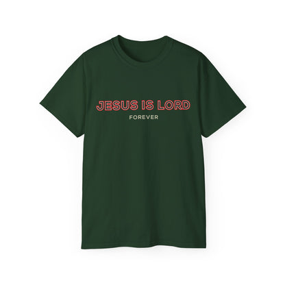 Faith-Inspired Unisex Ultra Cotton Tee - 'Jesus is Lord' Design