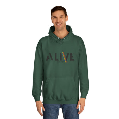'ALIVE IN CHRIST' Design - Inspirational Unisex Hoodie