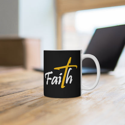 Faith Ceramic Mug - Perfect Inspirational  Gift