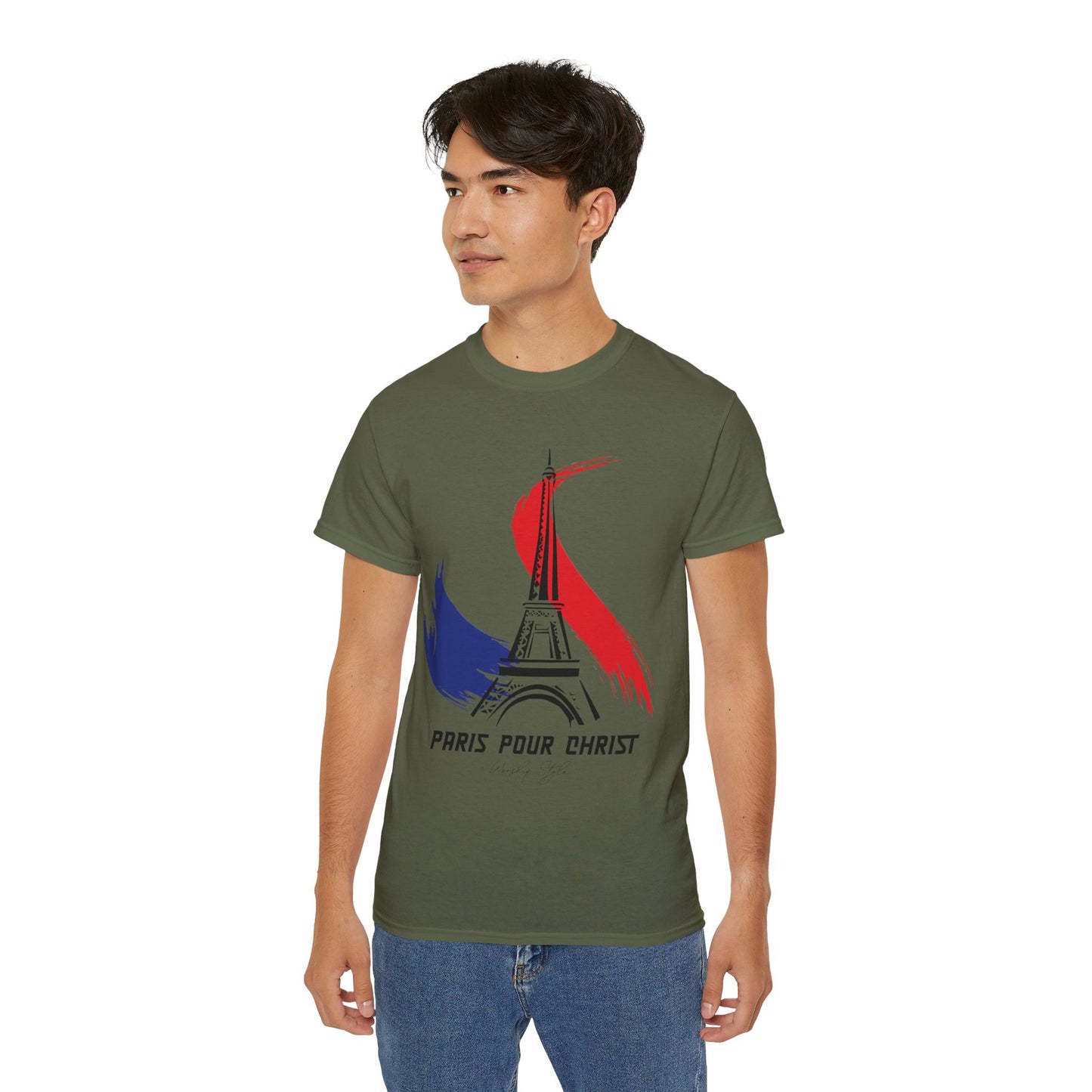 Paris Pour Christ Unisex Ultra Cotton Tee - Stylish Christian Apparel