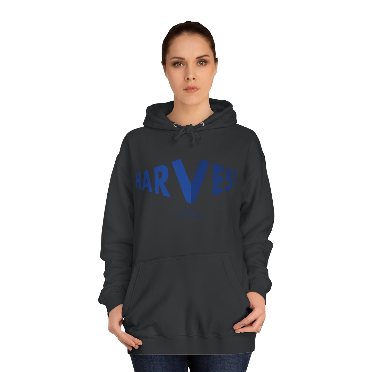 Unisex College Hoodie - Harvest Graphic Sweatshirt