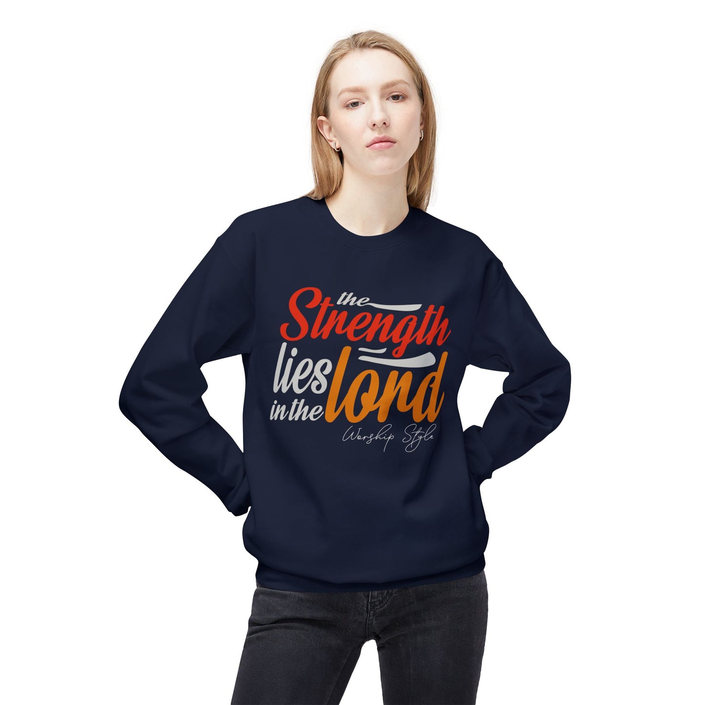 Strenght in The Lord - Unisex  Fleece Sweatshirt