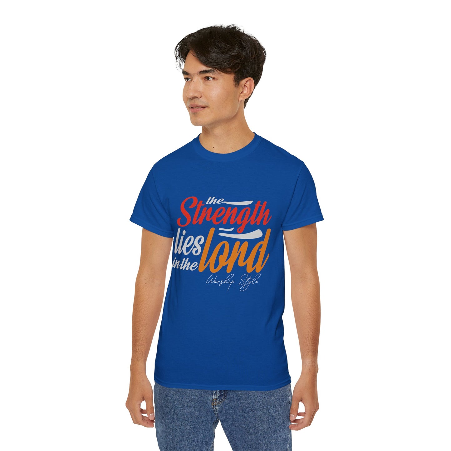 Strength In The Lord - Unisex Faith-Based Cotton T-Shirt