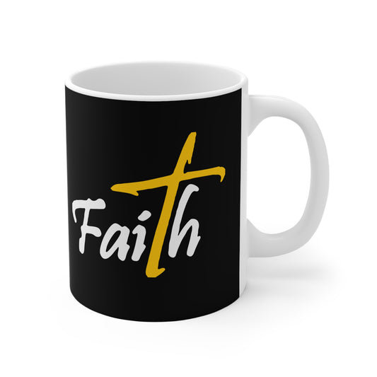 Faith Ceramic Mug - Perfect Inspirational  Gift