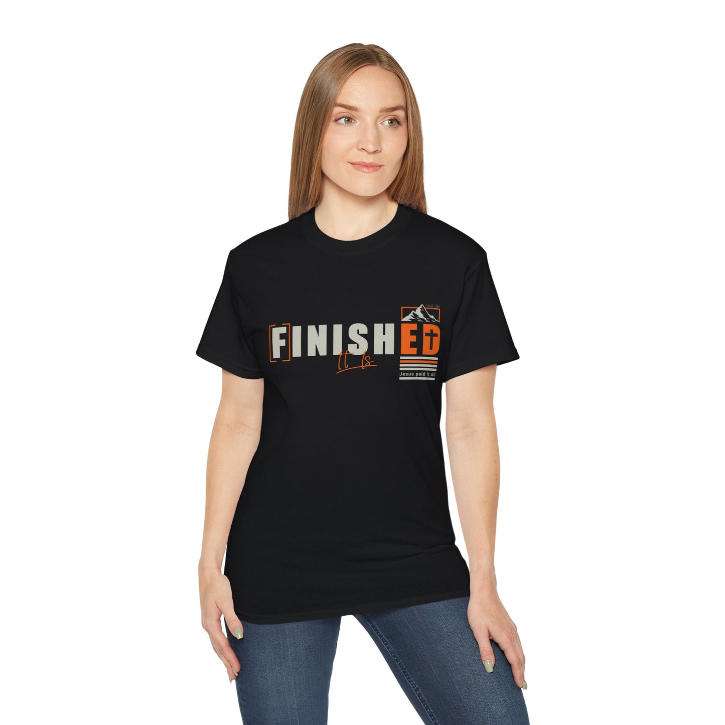 Unisex Ultra Cotton Tee - 'I is FINISHED' Graphic Shirt for Motivational Style