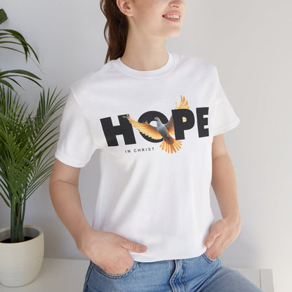Hope in Christ Unisex Short Sleeve Tee - Inspirational Apparel for Faith