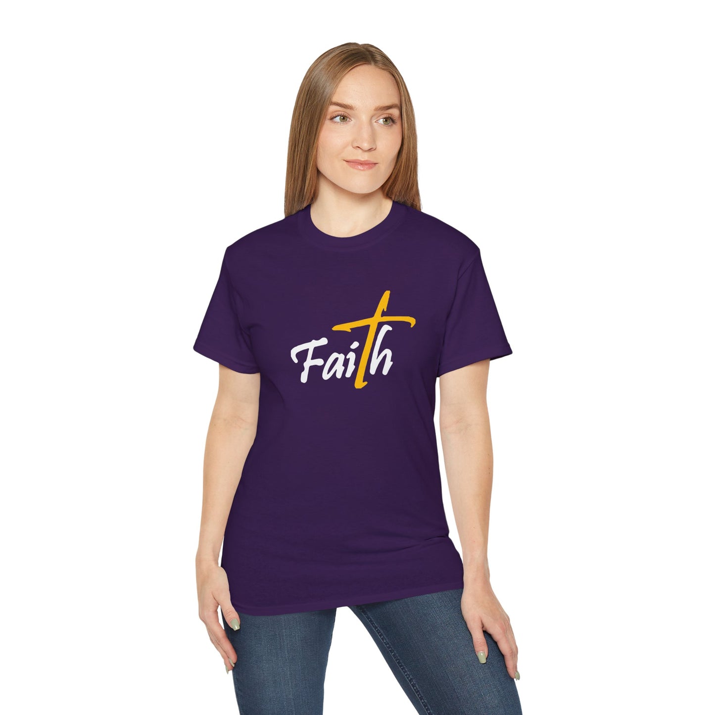 Faith Unisex Ultra Cotton Tee - Inspirational Black T-Shirt for Everyday Wear
