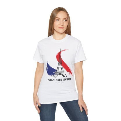 Paris Pour Christ Unisex Ultra Cotton Tee - Stylish Christian Apparel