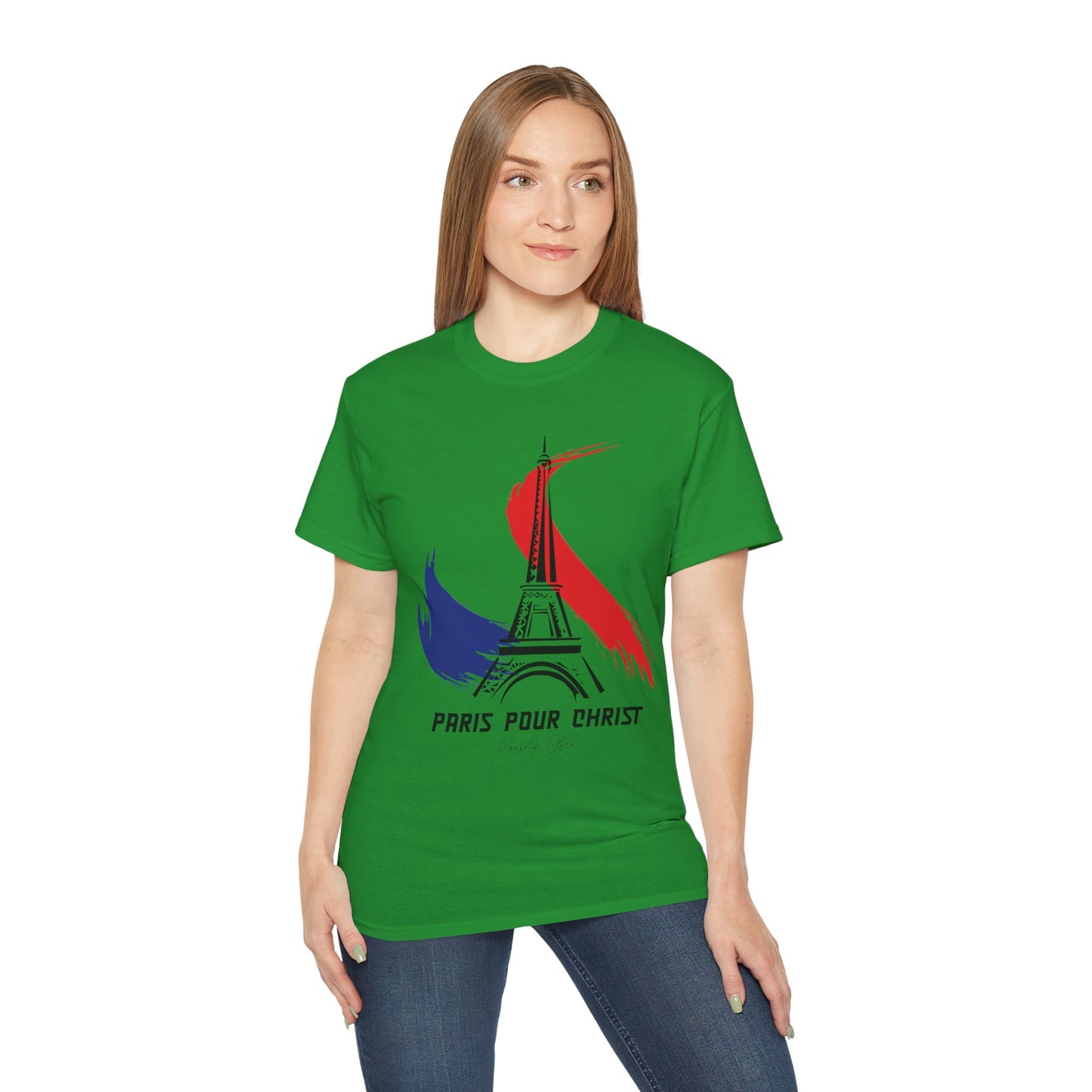 Paris Pour Christ Unisex Ultra Cotton Tee - Stylish Christian Apparel