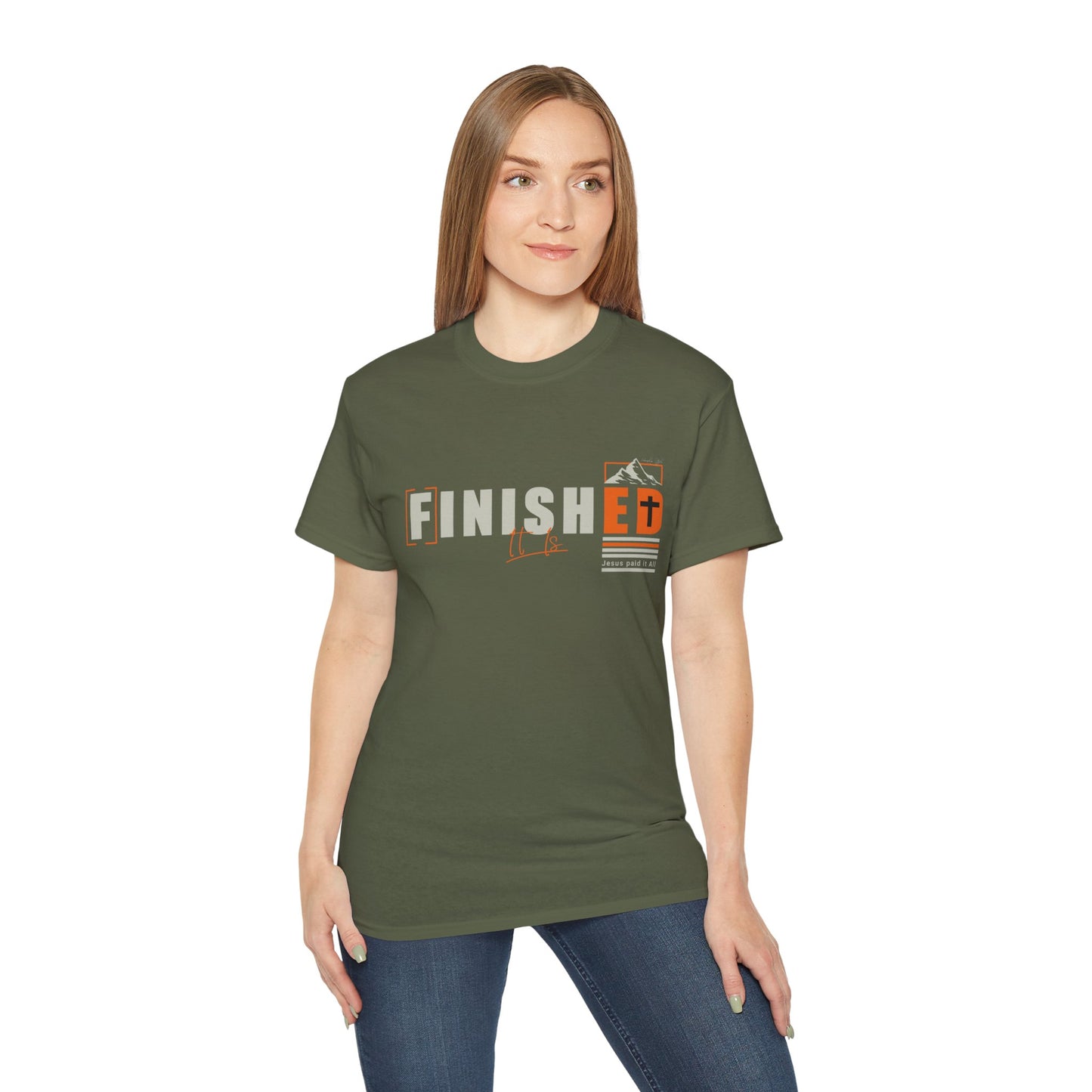 Unisex Ultra Cotton Tee - 'I is FINISHED' Graphic Shirt for Motivational Style