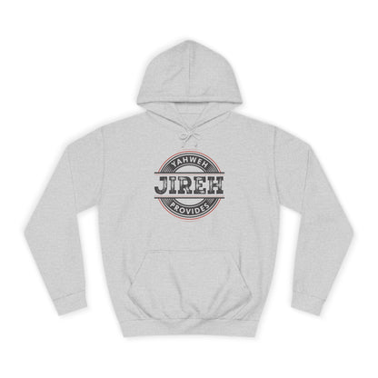 Jireh Provides Unisex College Hoodie - Cozy Faith Inspired Apparel