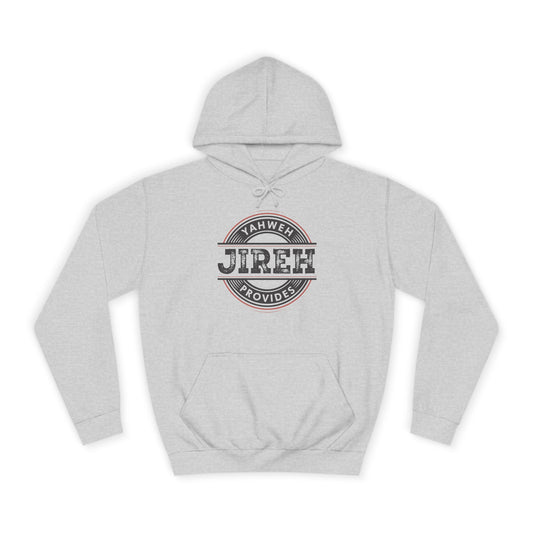 Jireh Provides Unisex College Hoodie - Cozy Faith Inspired Apparel