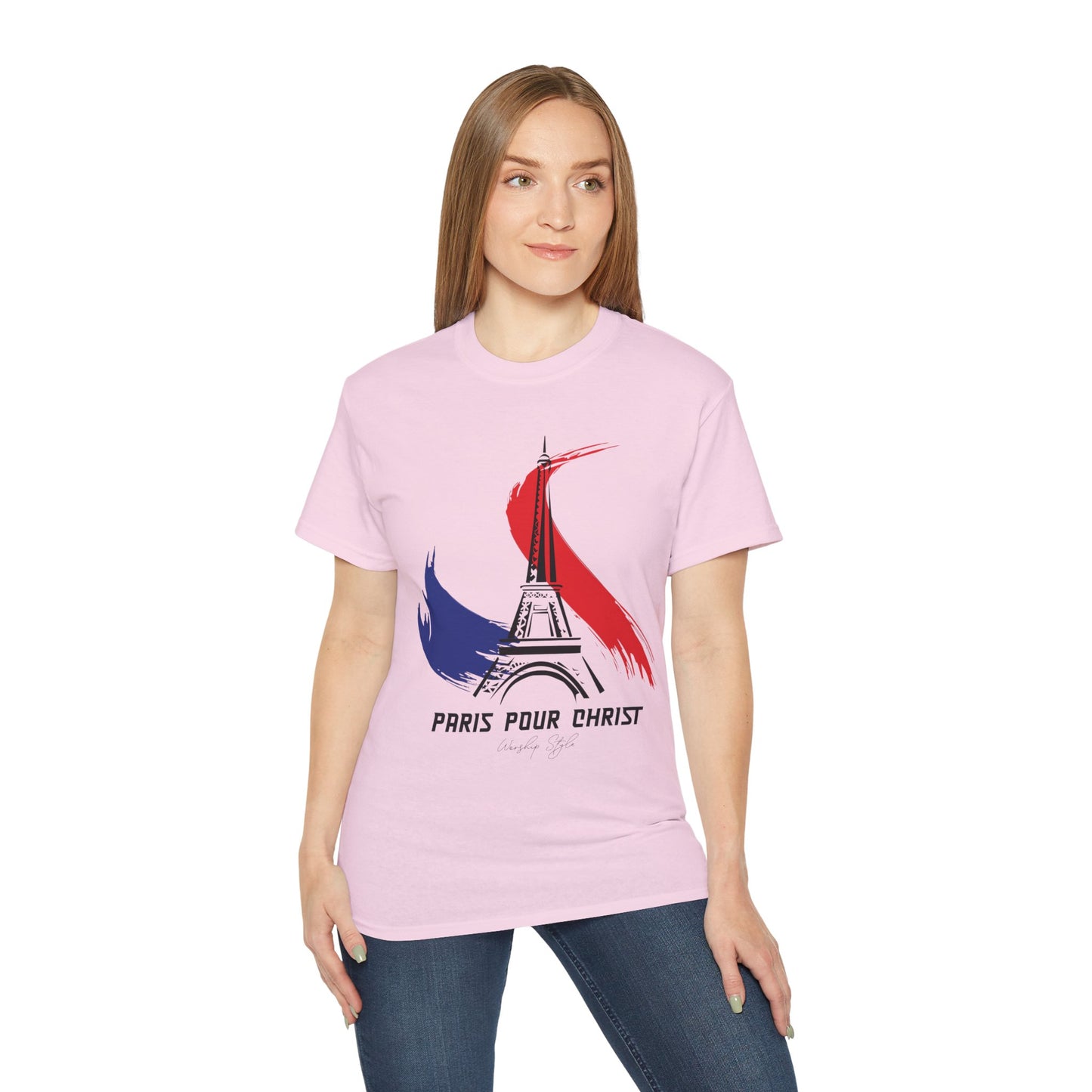 Paris Pour Christ Unisex Ultra Cotton Tee - Stylish Christian Apparel