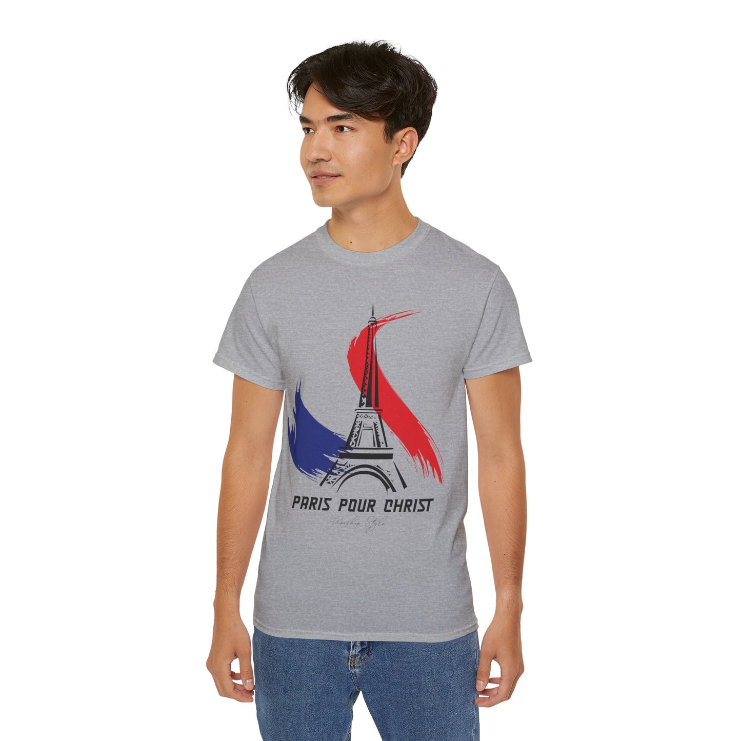 Paris Pour Christ Unisex Ultra Cotton Tee - Stylish Christian Apparel