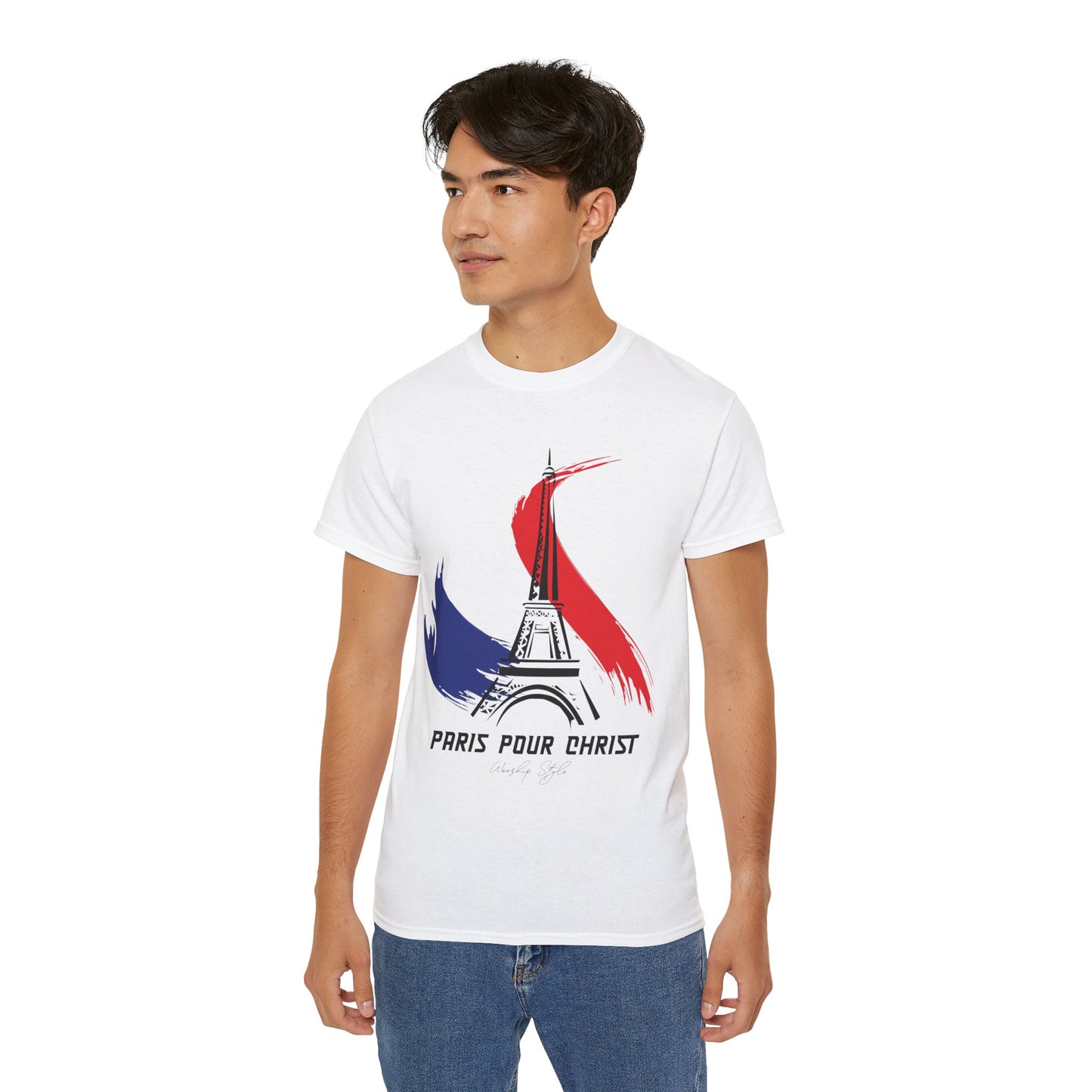 Paris Pour Christ Unisex Ultra Cotton Tee - Stylish Christian Apparel