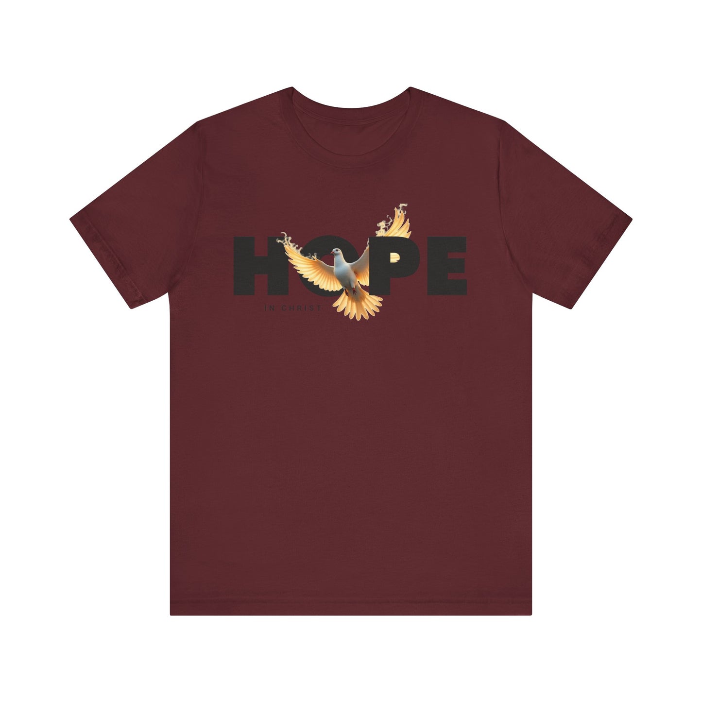 Hope in Christ Unisex Short Sleeve Tee - Inspirational Apparel for Faith
