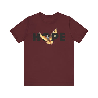 Hope in Christ Unisex Short Sleeve Tee - Inspirational Apparel for Faith