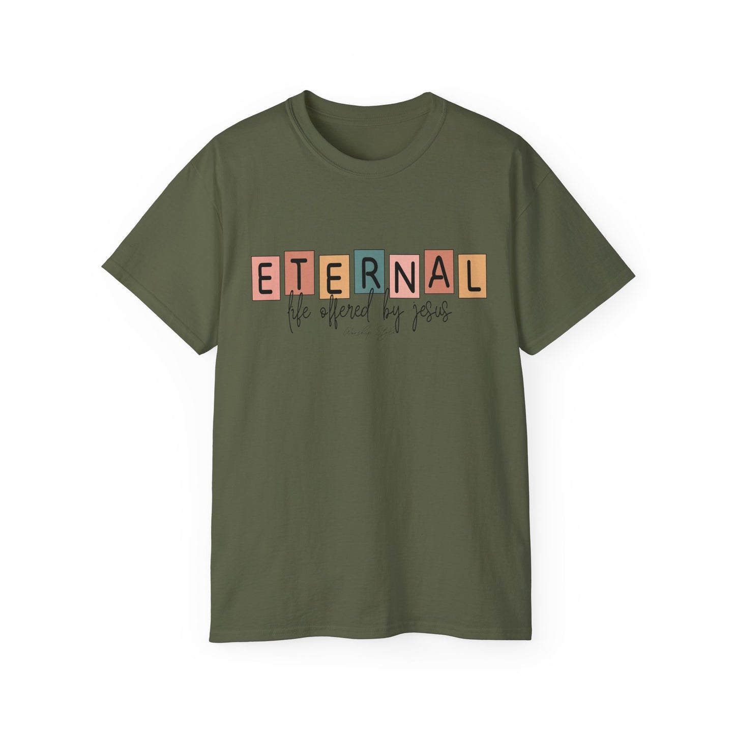 Eternal Life Inspired Unisex Ultra Cotton Tee - Faith-Based Casual Wear