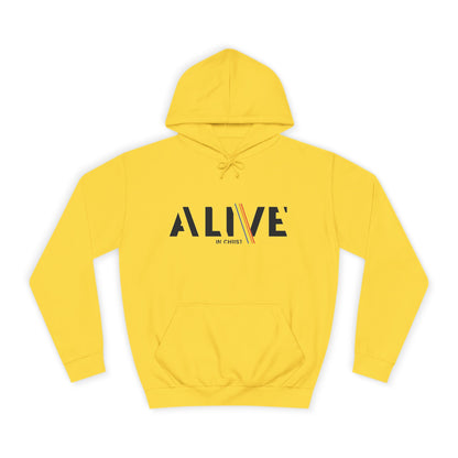 'ALIVE IN CHRIST' Design - Inspirational Unisex Hoodie