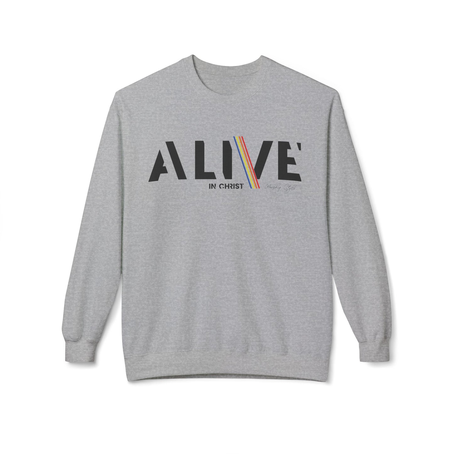Alive in Christ - Unisex Softstyle Fleece Sweatshirt