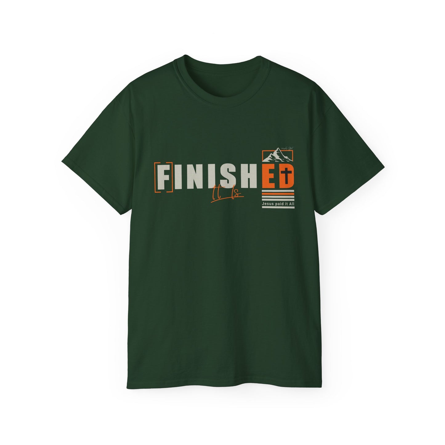 Unisex Ultra Cotton Tee - 'I is FINISHED' Graphic Shirt for Motivational Style
