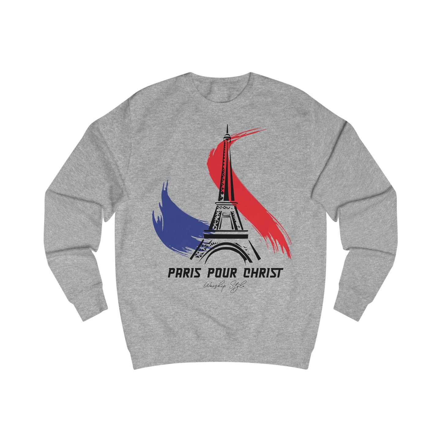 Paris Pour Christ Unisex Sweatshirt - Stylish French Design for Faith & Travel Lovers
