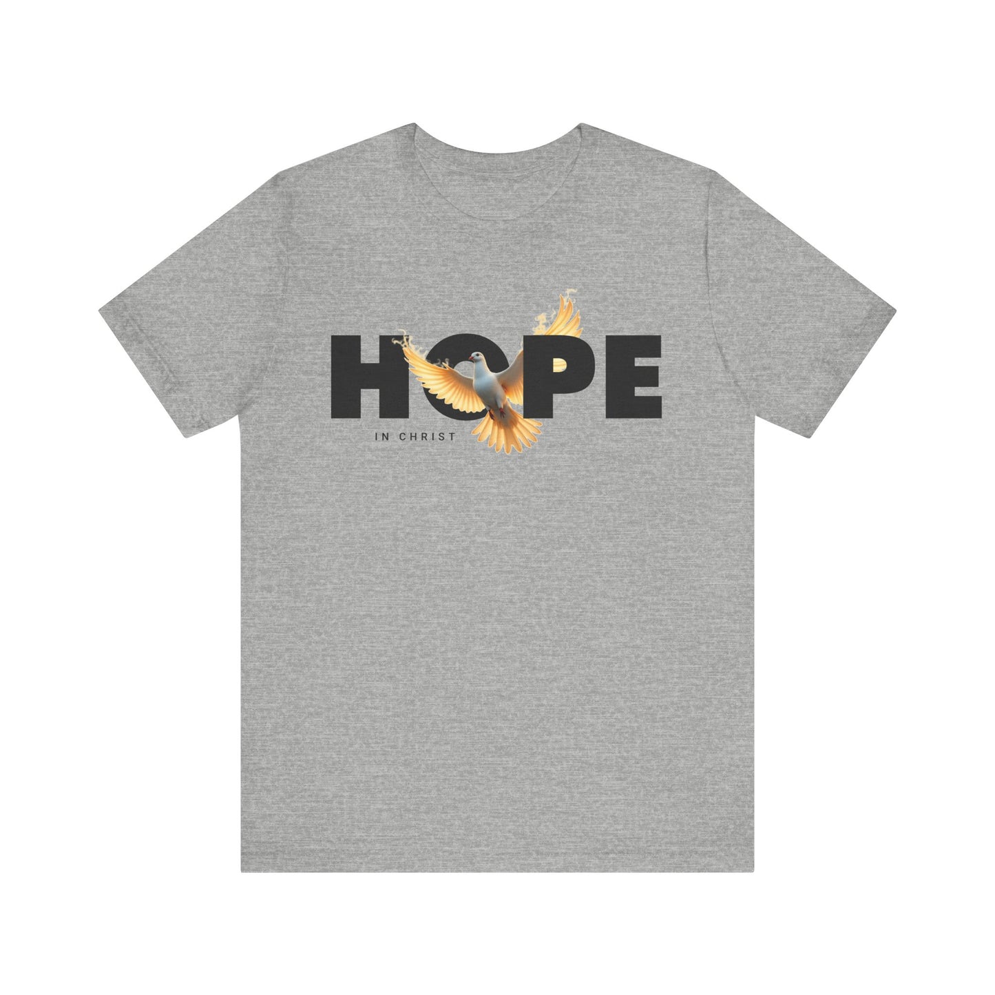Hope in Christ Unisex Short Sleeve Tee - Inspirational Apparel for Faith