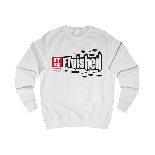 Unisex Sweatshirt - "IT IS Finished" Motivational Quote - Perfect for Inspirational Gift